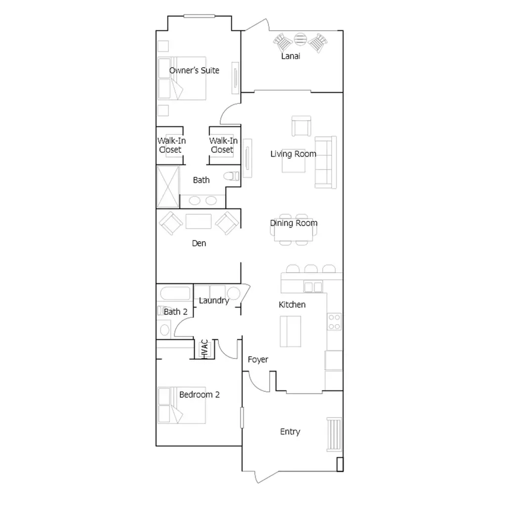 Bromelia Ii floor plan at Calusa Country Club in Lakewood Ranch, Florida