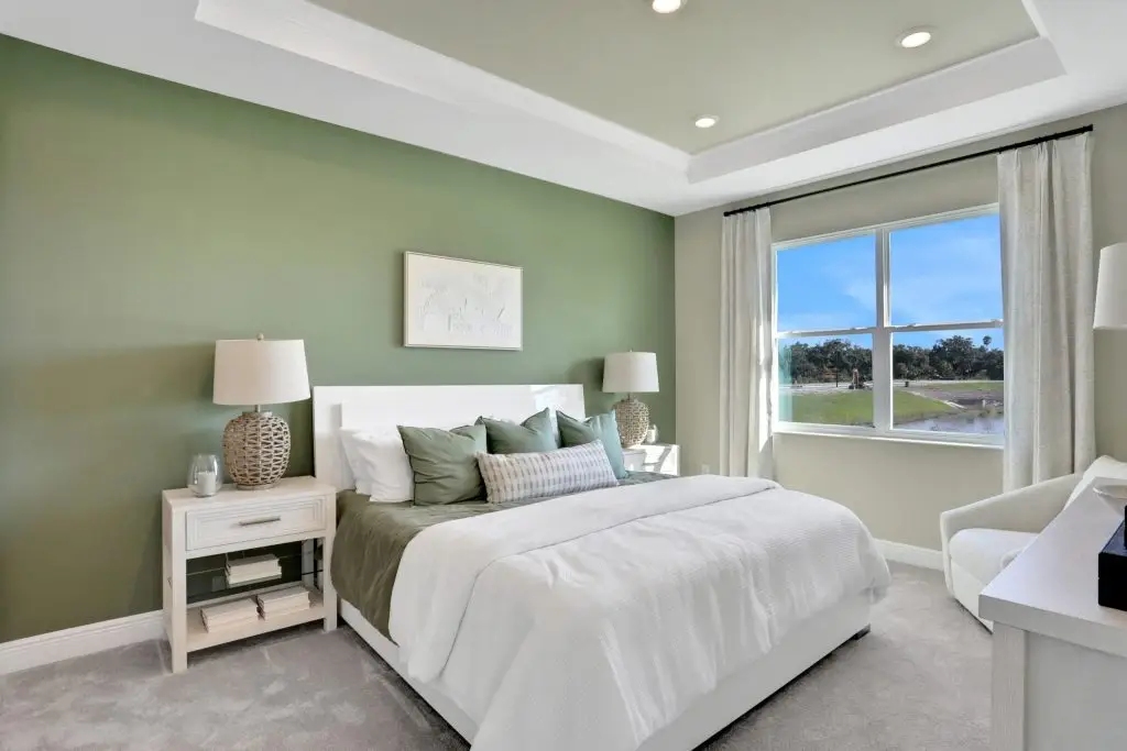 Manatee townhome model interior at Seaire in Parrish, Florida photo 3