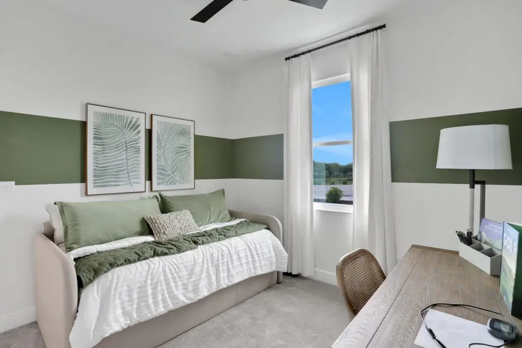 Manatee townhome model interior at Seaire in Parrish, Florida photo 8