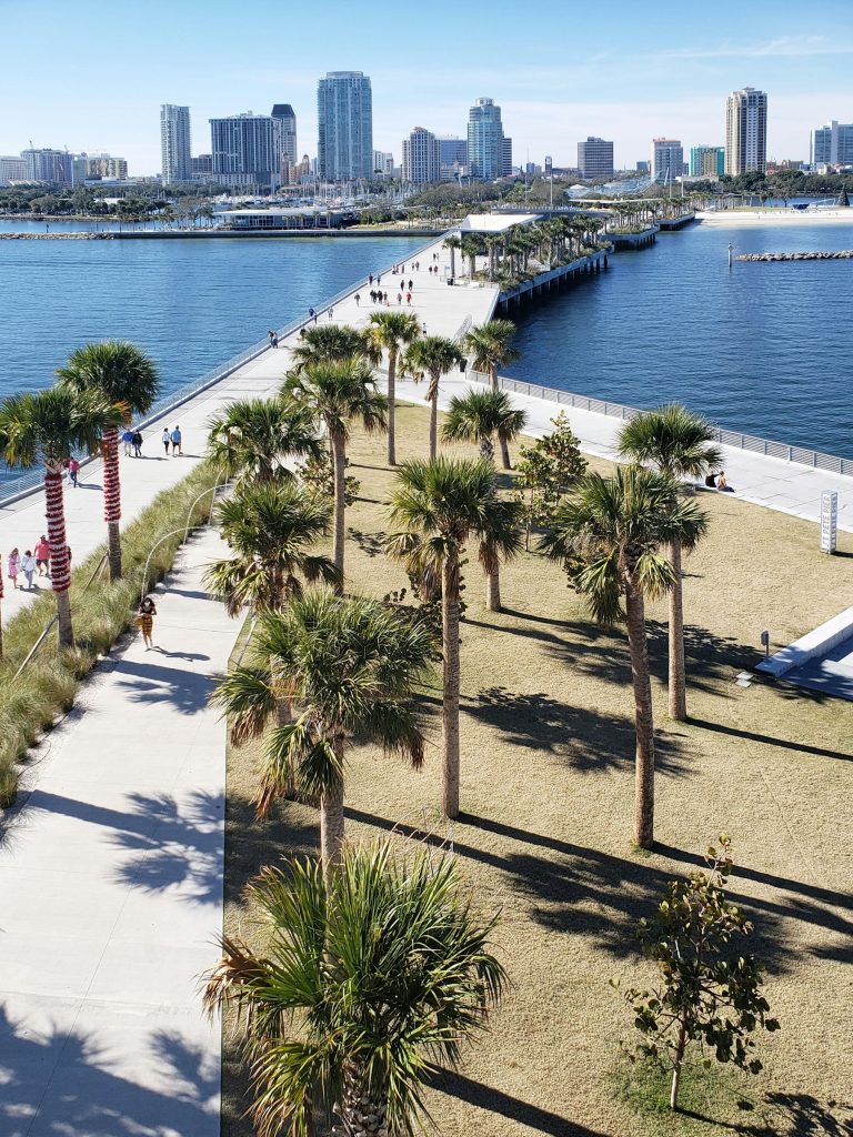 St. Pete Pier and the downtown St. Petersburg skyline